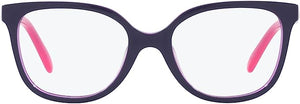 Vogue Kids' Square Eyeglasses | Top Violet on Violet Transparent | 45mm