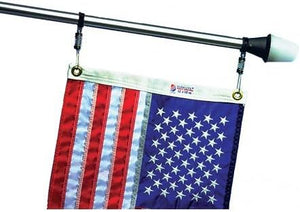 Stainless Steel Flag Clips for Stern Lights & Flag Poles | Hold Speeds up 65 mph