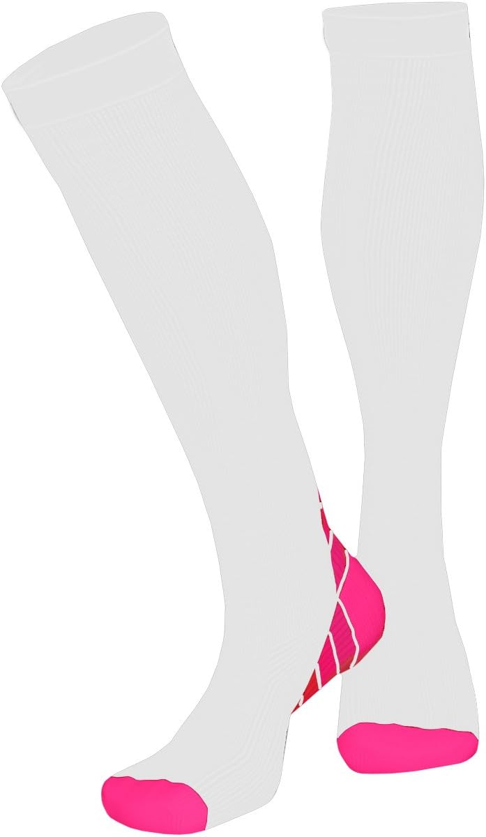 Women's 25-30mmHg Compression Socks for Travel, Nurses, Pregnancy XL