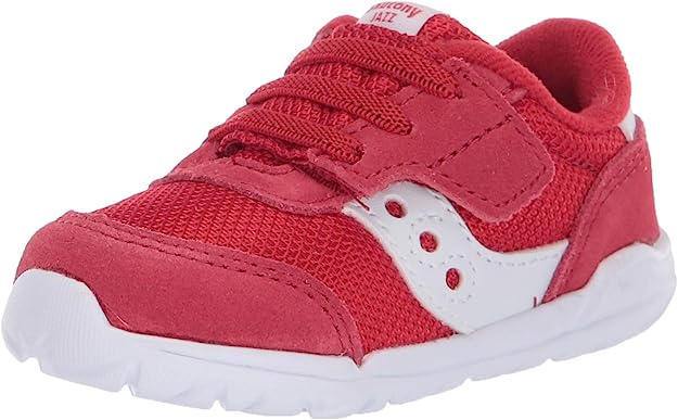 Saucony Jazz Riff Red/White Wide Little Kid Sneaker (4.5 US)