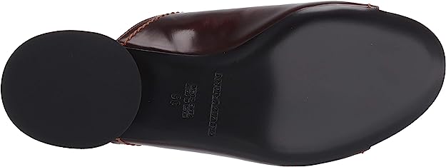 Emporio Armani Women's Open Toe Slide Mule | Leather | Size 8.5 US