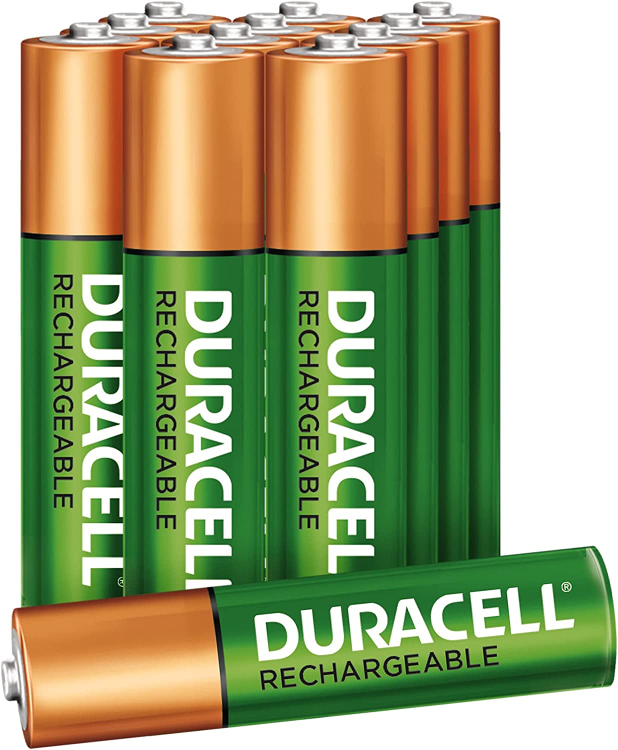 Duracell Rechargeable AA Batteries 12 Count - The Perfect Choice for Toys, Remote Controls, and More
