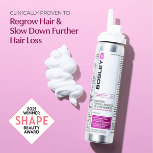BosleyMD Hair Regrowth Foam: Clinically proven to regrow hair for men & women. 1 month supply. Exp 11/2023.