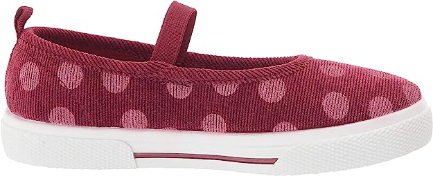 Carter's Girls Fannie Maroon Toddler Sneakers 4 Toddler - Bow Detail