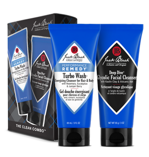 Jack Black Two Clean: Energizing Body & Hair Wash | Sulfate-Free | 10 oz. 2-Pack