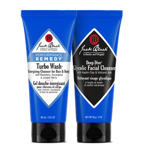Jack Black Two Clean: Energizing Body & Hair Wash | Sulfate-Free | 10 oz. 2-Pack