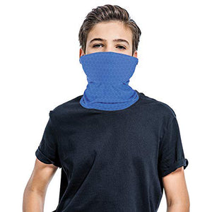 Copper Fit Youth Blue Guardwell Face Cover & Neck Gaiter