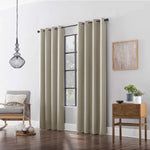 Sun Zero Hartford Room Darkening Grommet Curtains - 2 Panels, 96x50 inches