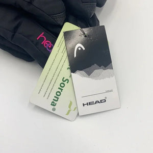 Head Junior Ski & Snowboard Gloves - Black/Pink, XL (14-16+)