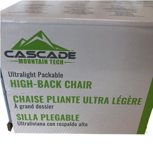 Cascade Mountain Tech Ultralight Highback Chair