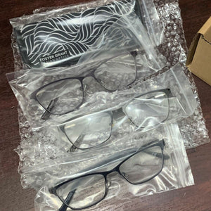 Design Optics Foster Grant Square Cat Eye Reading Glasses +2.50, 3-Pack