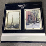 5x7 Parisian Home Enamel & Hand Set Accent Picture Frame - 2 Piece