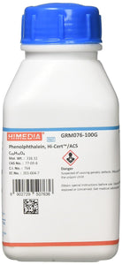 Himedia Certified Phenolphthalein Powder (100g) - Indicator, pH Testing