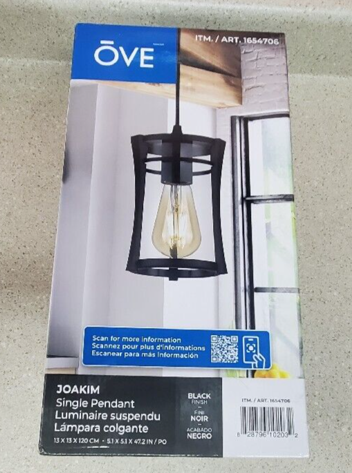 OVE Decors Joakim Pendant Light - Modern Farmhouse Style - New in Open Box