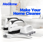 7-Piece Deep Cleaning Brush Set for Bathroom and Kitchen