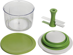 Hand-Powered Food Chopper - Chops Vegetables, Fruits, Nuts, and More in Seconds