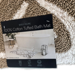 100% Cotton Tufted Bath Mat