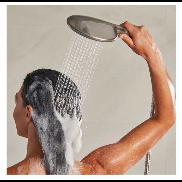 Waterpik UltraThin + Hand Held Shower Head With PowerPulse Massage