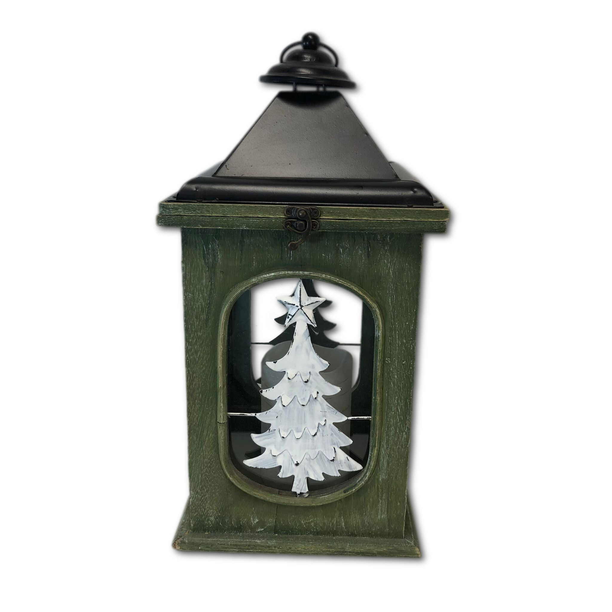 17" Christmas Tree Lantern