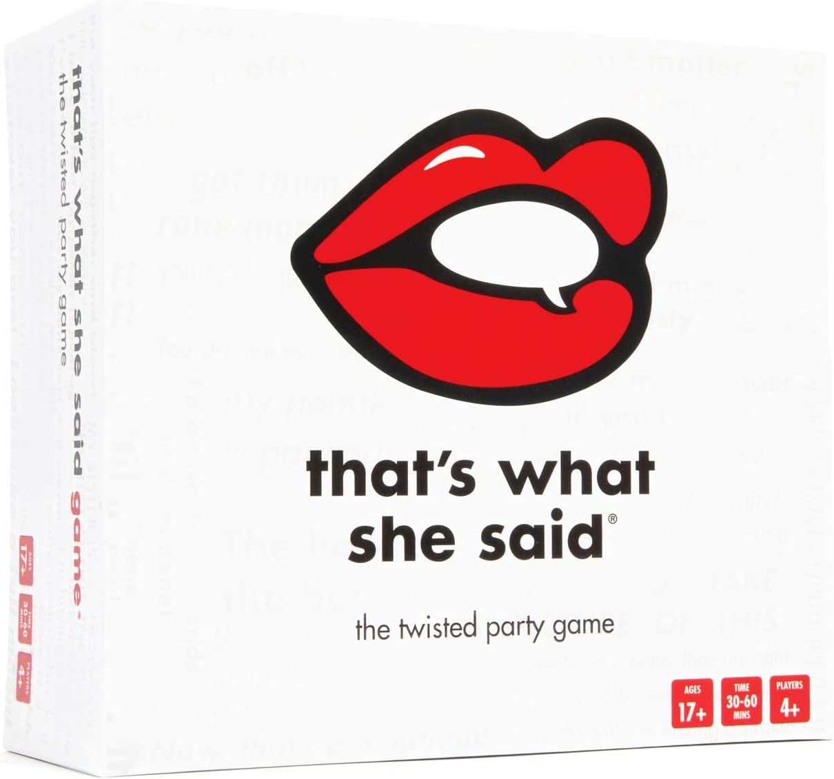 Hilarious Adult Party Game - That's What She Said