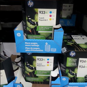 HP 933XL Ink Cartridges Color Combo