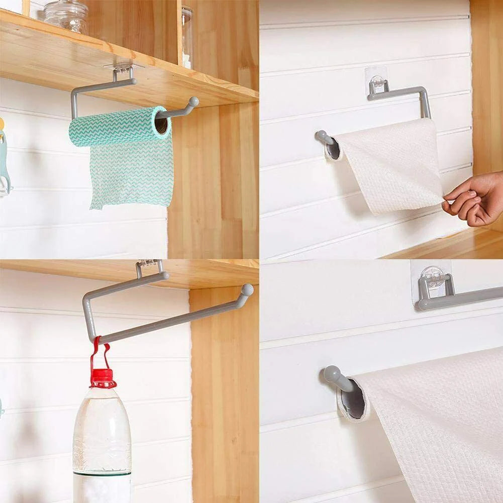 Self Adhesive Paper Towel Holder for Kitchen, Bathroom, and More