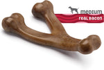 Durable Dog Chew Toy for Aggressive Chewers, Bacon Flavor, Made in USA