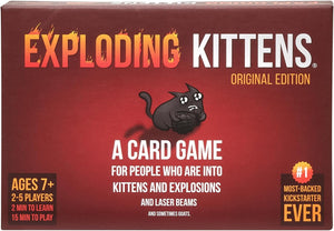 Exploding Kittens Card Game - Funny Family Game Night - Ages 7 and up