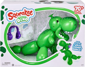 Squeakee Dino Interactive Dinosaur Pet Toy | 70+ Sounds & Reactions | Multicolor