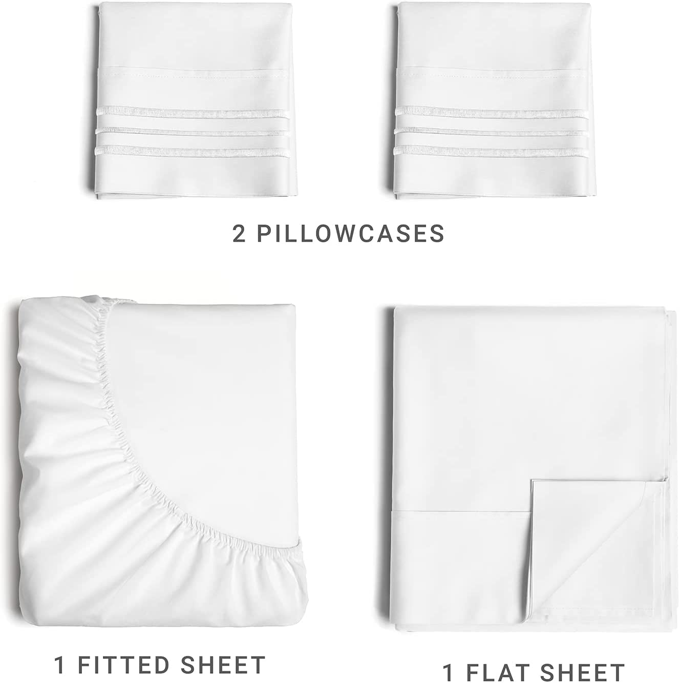 Queen Size Breathable & Cooling Microfiber Sheet Set