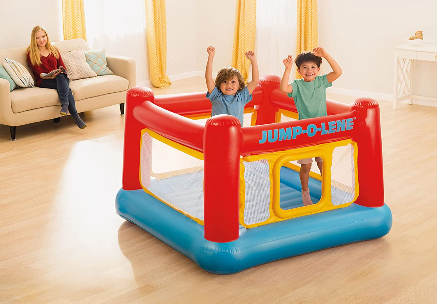 Intex Inflatable Jump-O-Lene Playhouse Trampoline - Kids' Bounce House