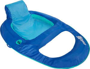 SwimWays Spring Float Recliner - Inflatable Pool Float with Hyper-Flate Valve