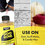 2-Pack 8oz Goo Gone Adhesive Remover - Safely Removes Stickers, Gum, Tar, and More