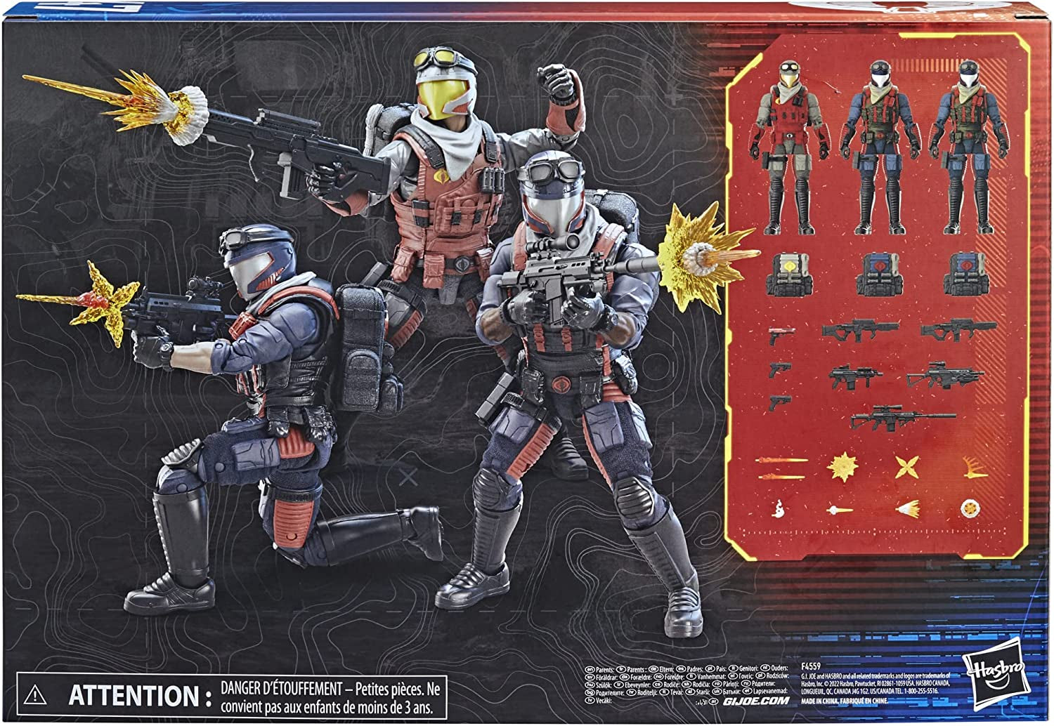 G.I. Joe Classified Series Cobra Viper Officer & Vipers: 6-Inch Scale Action Figures with Premium Design, Accessories, and Custom Packaging