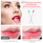 2 Double-Sided Silicone Lip Exfoliator Brush for Smooth, Soft, and Healthy Lips