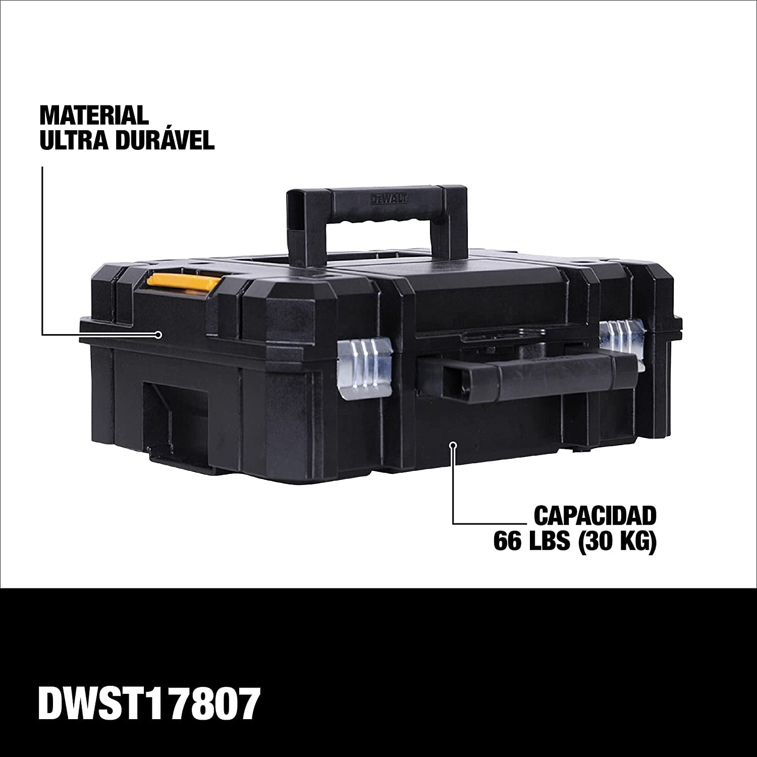DEWALT 13" TSTAK II Tool Box with Flexible Platform (66 lbs)