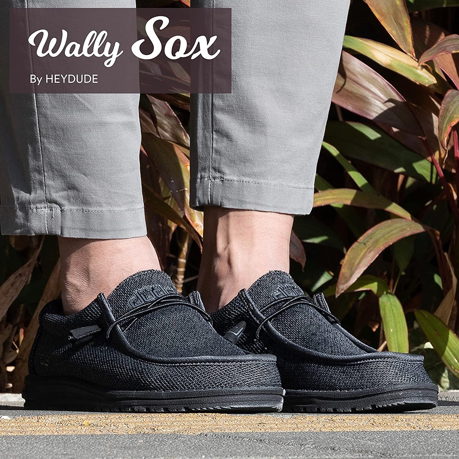 Hey Dude Wally Sox Men's Comfortable & Lightweight Loafers | Size 12