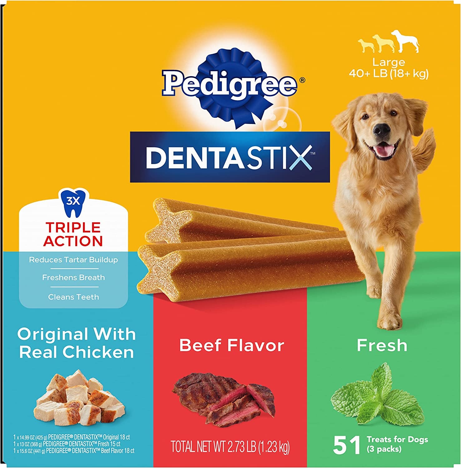 Pedigree Dentastix Large Dog Dental Treats: The Tasty Way to Keep Your Dog's Teeth Clean