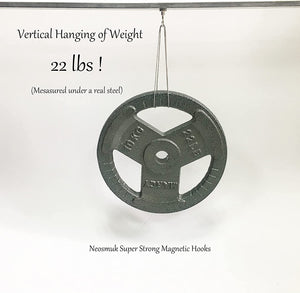Magnetic Hooks - 27 Lb+ Heavy Duty, 3 Layers of Coating, Cruise Essentials