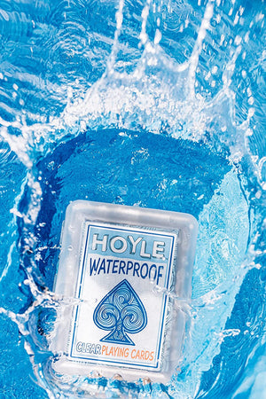 Hoyle Waterproof Playing Cards, Clear, 1 Deck
