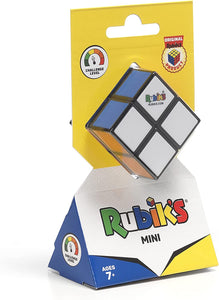 Rubik's Mini 2x2, 2x2 Classic Colour-Matching Puzzle, Pocket Size Brain-Teasing Puzzle Toy