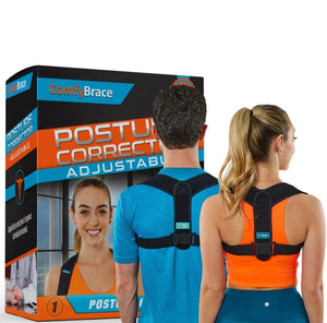 Comfybrace Posture Corrector - Adjustable Back Brace for Men and Women