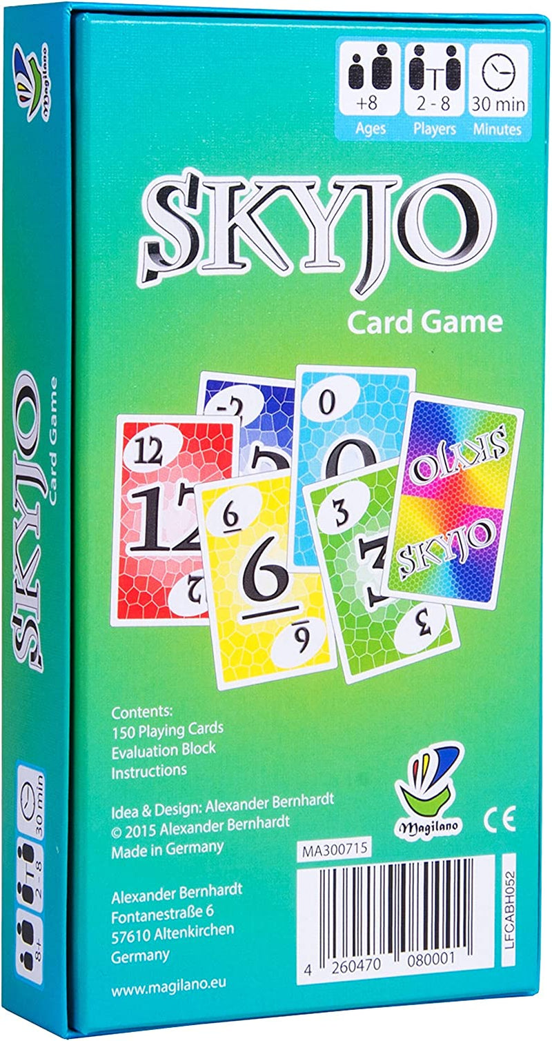 SKYJO Card Game - Fun Entertainment for Kids and Adults | Ideal for Family Play