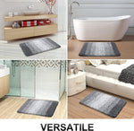 Extra Soft & Absorbent Microfiber Bath Mat - Non-Slip, Machine Washable