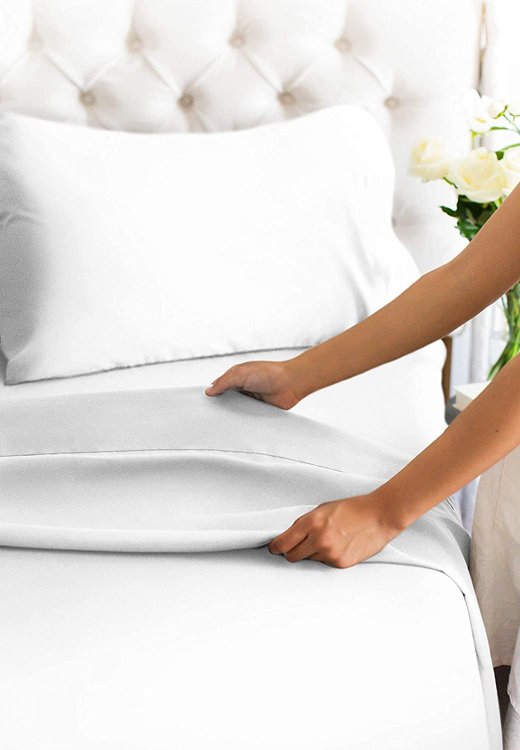 Twin Size Cooling Sheets - Breathable, Soft, and Wrinkle-Free