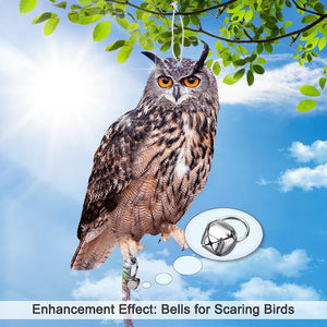 3 Pack Owl Bird Deterrent - Eco-Friendly, Waterproof, Durable 