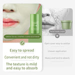 Green Tea Mask Stick Deep Pore Cleansing, Oil Control, Acne Remover for All Skin