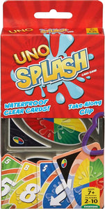 UNO Splash Card Game - Water-Resistant for Outdoor Camping, Travel