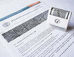 Identity Theft Protection Roller Stamp Kit with 6 Refills