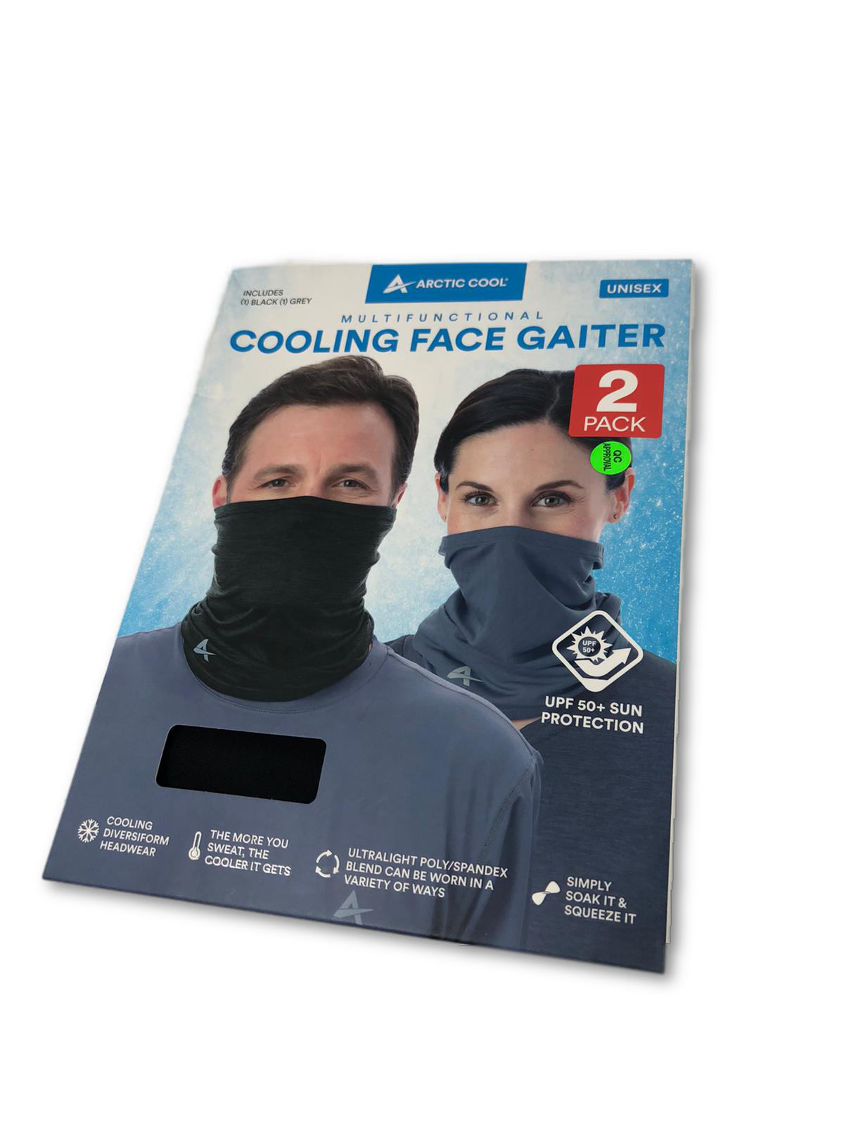 Cooling Face Gaiter 2-Pack - Arctic Cool